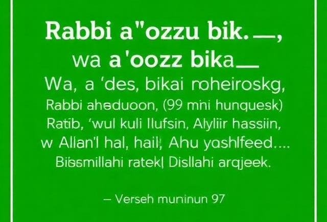 dua to remove black magic