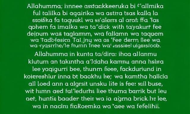 istikhara for lotto numbers